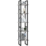 vidaXL ormarić za knjige s 5 razina boja betona 40x30x175 cm iverica | shoptok.hr