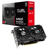 Asus svga pcie DUAL-RX9060XT-O8G 8GB GDDR6 128bit crna Cene