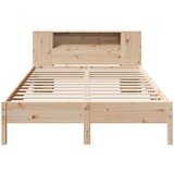 vidaXL Knjižna postelja brez vzmetnice 135x190 cm trdna borovina | Shoptok.si