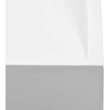  Umivaonik od lijevanih minerala/mramora 120 x 46 x 11 cm bijeli | shoptok.hr