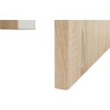 Kondela Kotna računalniška miza, hrast sonoma/bela, MAURUS NEW MA11 | Shoptok.si
