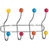 Premier Housewares Metalna zidna vješalica u srebrnoj boji Plastic – | shoptok.hr