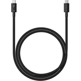 USB-C na USB-C kabel 100 cm Thunderbolt 5 240W, Črna, (5000276713)