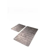 Sive od samta kupaonske prostirke u setu 2 kom 60x100 cm –