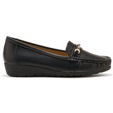 Shelvt Women's black loafers with embellishment | Eponuda.ba