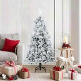  Umjetno Zglobno Božićno Drvo Snijeg Preplačeno Bijelo 150 cm | shoptok.hr