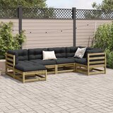 6-dijelni set vrtnih sofa od impregnirane borovine | Eponuda.com