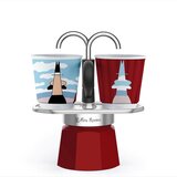Bialetti Mini Express Magritte kafetiera za 2 skodelici | Shoptok.si