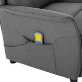  Massagerica Svijetlo siva 93.5 x 67.5 x 101.5 cm tkanina | shoptok.hr
