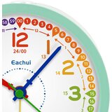 EACHUI Otroška analogna tiha budilka z nočno lučko | Shoptok.si
