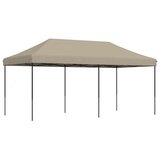  Sklopivi prigodni šator za zabave smeđesivi 580x292x315 cm | shoptok.hr