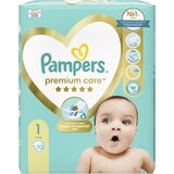 Pampers Premium Care pelene, veličina 1, 2-5 kg, 72 kom. | shoptok.hr
