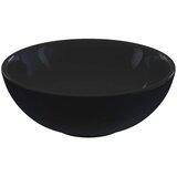  Umivaonik sjajno crni Ø28x10 cm keramički | shoptok.hr