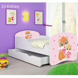  Otroška postelja ACMA z motivom + predal 140x70 cm 33 Cats | Shoptok.si