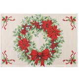  PODMETAČ BOW 48X33 ZELENO CRVENA | Eponuda.ba