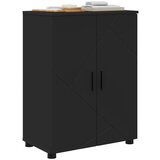 vidaXL Kupaonski ormar Crna 60 x 35 x 80 cm Konstruirano drvo | shoptok.hr