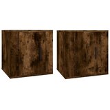  Zidni TV ormarići 2 kom boja dimljenog hrasta 40x34,5x40 cm | shoptok.hr