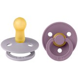 Bibs duda varalica - lateks Colour (okrugle) - Fossil Grey/Mauve (vel. 2) Cijene
