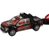  Auto za igru s prikolicom i sportskim autićem - crni | Shoptok.si