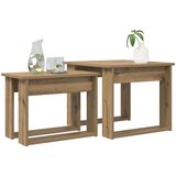  Set stolića za kavu 2 pcs Umjetnički hrast Konstruirano drvo | Eponuda.ba