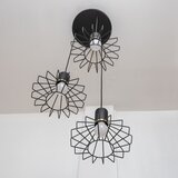  Visilica na sajli SOLANO 3xE27/15W/230V crna/zlatna | Eponuda.com