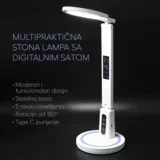 led lampa stona bela