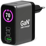 Port Polnilec GAN PD OLED USB-C 70W + 2M KABEL, (5000266853) Cene
