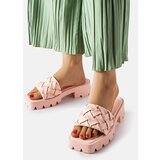 Gemre Pink flip-flops on a tractor sole Lora | Shoptok.si