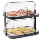  Rolltop Predstavitveni Pladenj s Pokrovom, Dvojni, 440x320x440mm | Shoptok.si