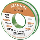 Stannol HS10-Fair spajkalna palica tuljava Sn99\,3Cu0\,7 ROM1 100 g 0.5 mm, (20428789) Cene