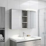  Komplet omaric za kopalnico z LED lučmi 3 pcs 80 x 10,5 x 50 cm, (5000246385) | Shoptok.si
