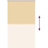 Rolo zavjesa za zamračivanje 124,4 x 175 cm Širina tkanine 120 cm bež | shoptok.hr