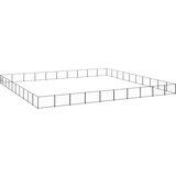 vidaXL kavez za pse crni 100 m² čelični | shoptok.hr