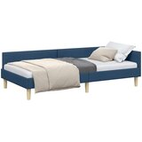  Kutni okvir kreveta Plava 100 x 200 cm tkanina | shoptok.hr