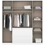 Rauch Möbel omara s klasičnimi vrati, srebrne barve, bela | Shoptok.si