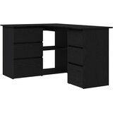 Stol s ladicama Crni hrast 145 x 100 x 76 cm Konstruirano drvo | Eponuda.com