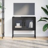 TV ormarić crni 68x39x60,5 cm hladno valjani čelik | shoptok.hr