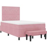  s opruga kutije Ružičasta 200 x 120 cm Baršun | shoptok.hr
