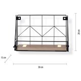 LEUCHTEN DIREKT 15276-18 - Police sa LED osvetljenjem BOARD 2xLED/1,75W/230V 30 cm | Eponuda.com