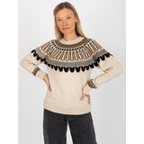 RUE PARIS Sweater-LC-SW-0342.06X-beige | Shoptok.si
