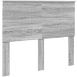  Uzglavlje s uzglavljem Siva Sonoma 120 cm Konstruirano drvo | shoptok.hr