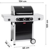 Barbecook Siesta 310 Black Edition plinski žar + pizza box | Shoptok.si