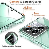 Techsuit Shockproof Clear Silicone prozoren ovitek odporen na udarce za Xiaomi 14 Pro | Shoptok.si