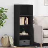 vidaXL Visoka komoda crna 40x41x124 cm od konstruiranog drva Cijene