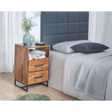 MID.YOU MAJHNA NOČNA OMARICA, masivno indijski rožni les barve indijskega rožnega lesa | Shoptok.si