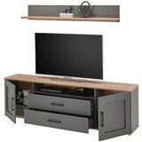 CARRYHOME TV-ELEMENT siva, hrast artisan | Shoptok.si