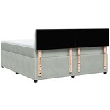  Krevet s oprugama i madracem svjetlosivi 180x200 cm baršunasti | shoptok.hr