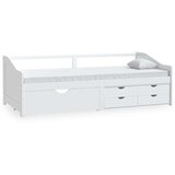 vidaXL trosjed/ležaj s ladicama bijeli 90 x 200 cm od masivne borovine | shoptok.hr