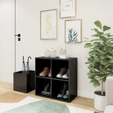 Ormarić za cipele sjajni sivi 105x35,5x70 cm konstruirano drvo Cijene