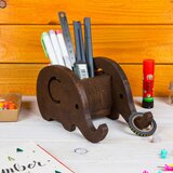 Aberto Design Organizator za sto UP00586, 18x10x10cm, Smeđa Cijene